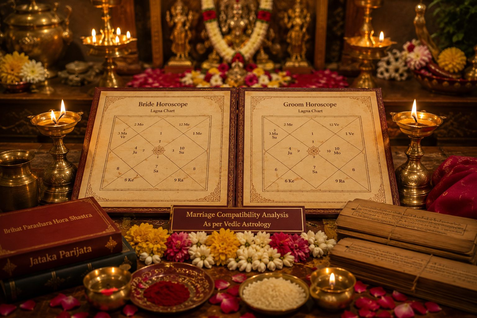 Jathaka matching and horoscope analysis